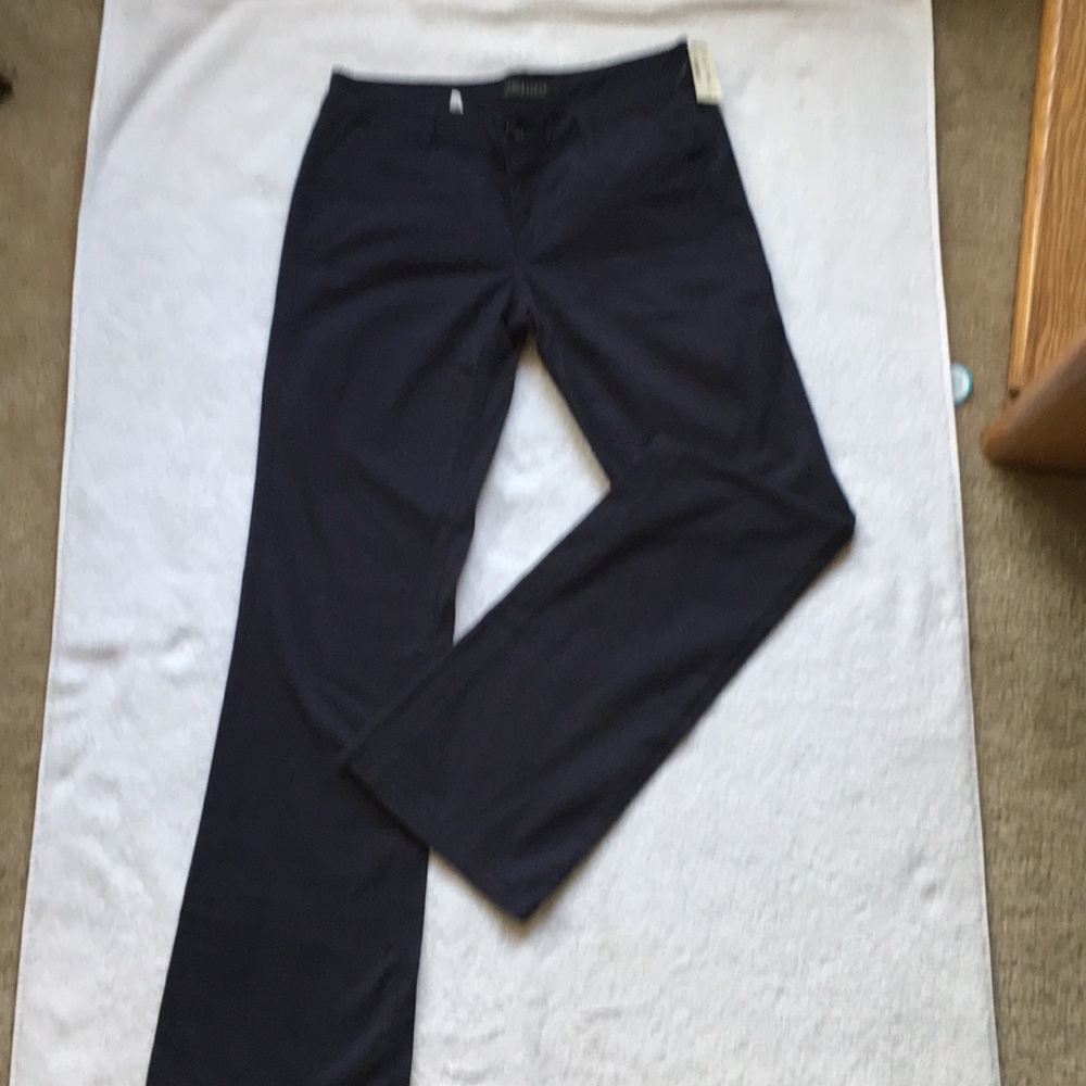 Aeropostale Women's Twill Uniform Pant Navy Blue 2